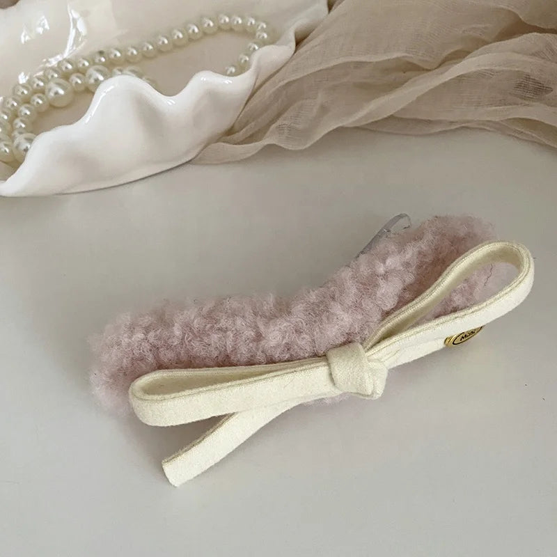 Fashion Trendy Sweet Bowknot Hair Clips for Girls Cute Elegant Graceful Alligators for Women Ladies Hair Accessories in Stock