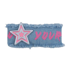 Fashion Denim Star Letter Hair Clips for Girls Stylish Trendy Simple Snap Clip for Women Ladies Femme Kids Hair Accessories