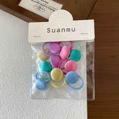 Sweet Cute Kawaii Star Heart Shaped Sceunchies for Baby Girls Mini Kawaii Hair Ties for Kids Children Hair Accessories in Stock