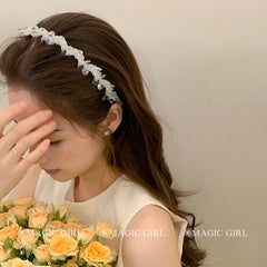 Luxurious Fashion Glitter Headband for Women Chic Stylish Hair Accessory for Girls Stock Available