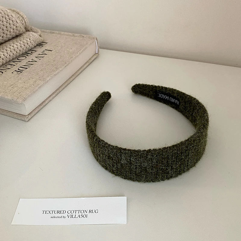 Fashion Simple Solid Color Minimalistic Wide Head Band for Girls Graceful Elegant Hair Band for Women Ladies Hair Accessories