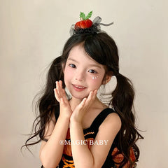 Halloween Pumpkin Hair Clip Skull Demon for Kids Spooky Cute Hairpins Child Costume Party Hair Accessories Trick or Treat Gift