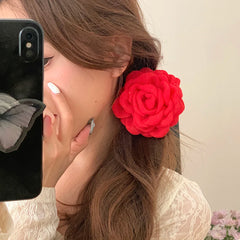 Fashion Solid Color Flower Hair Claw Clips for Girls Elegant Sweet Trendy Haarspange for Women Ladies Hair Accessories Stylish