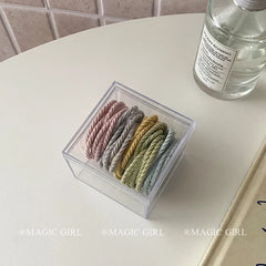 Simple Solid Color High Elastic Scunchies for Girls Fashion Sweet Hair Ties in Stock for Women Ladies Hair Accessories Trendy