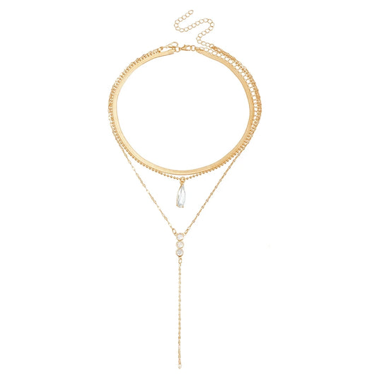Sweet Trendy Fashion Sweater Chain for Girls Layered Wearing Necklaces for Girls Elegant Jewelry for Women Ladies Accessories