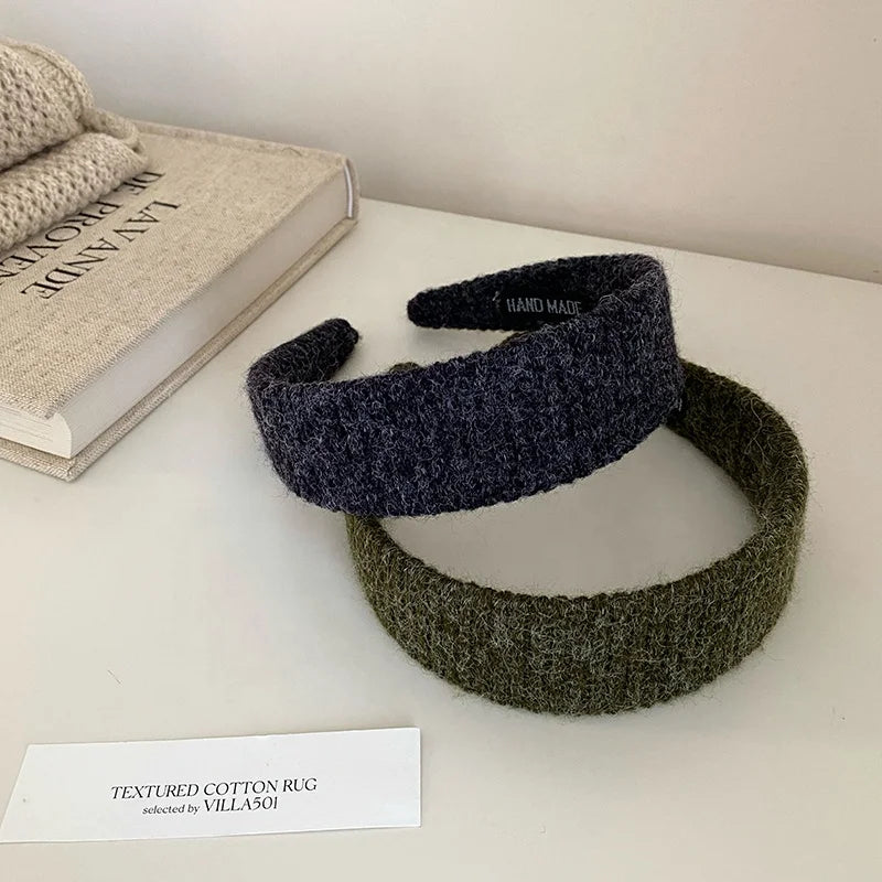 Fashion Simple Solid Color Minimalistic Wide Head Band for Girls Graceful Elegant Hair Band for Women Ladies Hair Accessories