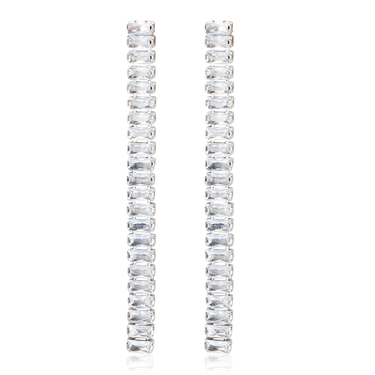 Simple Rhinestone Fashion Glitter Sparkle Necklaces for Girls Minimalistic Jewelry Suits for Women Ladies Female Accessories