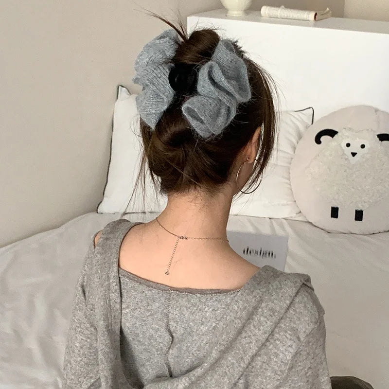 Female Solid Color Simple Large Hair Claw Fashion Chic Elegant Customized Wholesale in Stock Hair Clips Accessories for Women