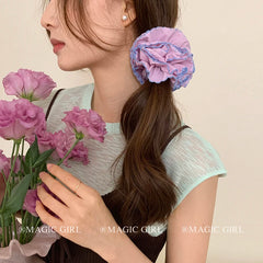 Solid Color Fashion Minimalistic Scrunchies for Girls Elegant Sweet Cute Hair Ties for Women Ladies Hair Accessories in Stock