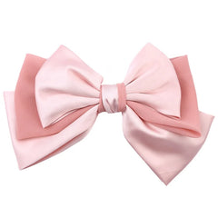 Large Solid Color Bowknot Hair Clips for Women Princess French Style Sweet Cute Barrette for Women Ladies Hair Accessories Chic