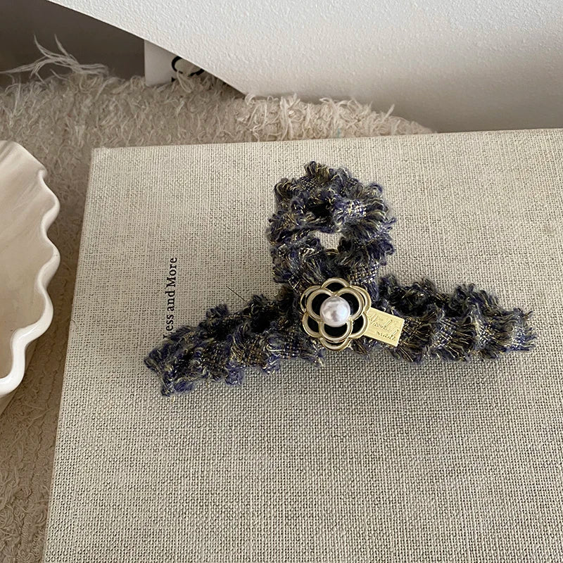 Fashion Glitter Luxury Flowers Hair Claw Clips for Girls Trendy Stylish Claws for Women Ladies Hair Accessories Female in Stock