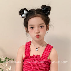 Simple Minimalistic Bowknot Scrunchies for Baby Girls Cute Sweet Kawaii Hair Ties for Kids Children Hair Accessories in Stock