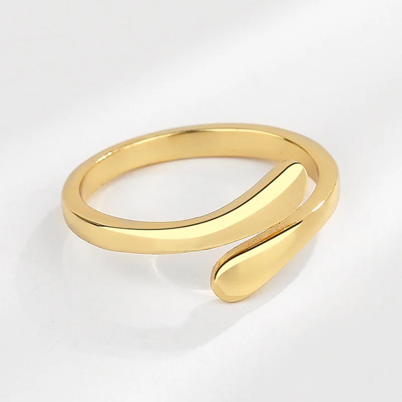 Hot Sale Love Embrace Couple Rings Romantic Fashionable Open Rings with Zircon Korean Style Simple Jewelry Accessories Wholesale