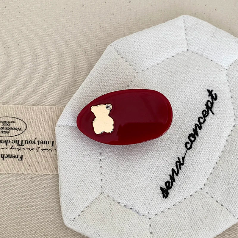 Girls High Quality Lightweight Simple Alligator Clips Glitter Sparking Elegant Chic Wholesale in Stock Hairpins Accessories