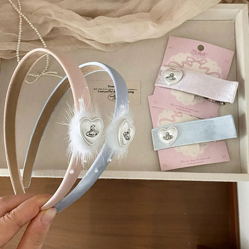 Fashion Sweet Feather Cute Hair Clips for Girls Trendy Elegant Alligator Head Band for Women Ladies Hair Accessories in Stock