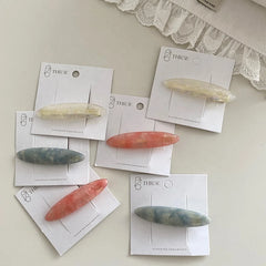 Simple Chic Solid Color Acetate Hair Clips for Girls Elegant Minimalistic Alligators for Women Ladies Hair Accessories Graceful