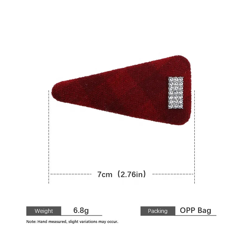 Glitter Elegant Luxury Solid Color Hair Clips for Girls Sweet French Style Snap Clips for Women Ladies Hair Accessories Chic