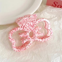 Hot Sale Fashion Sweet Acetate Hair Claw Clips for Girls Bowknot Kitty Colorful Haarspange for Women Ladies Hair Accessories