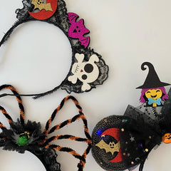 Halloween Vintage Playful Head Bands for Baby Girls Fashion Trendy Stylish Hair Bands for Kids Children Teens Hair Accessories