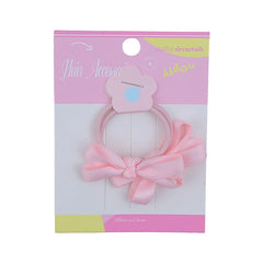 Sweet Cute Solid Color Bowknot Scrunchie for Girls Fashion Kawaii Simple Hair Ties for Kids Children Hair Accessories in Stock