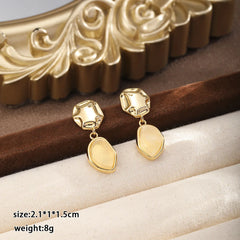 Fashion Copper Crystal Sweet Vintage Drop Earrings for Girls Sweet Jewelry for Women Ladies Wholesale China Manufacturer Bulk