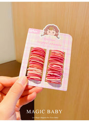 Minimalistic Solid Color High Elastic Durable Scrunchies for Baby Girls Fashion Sweet Hair Ties for Kids Child Hair Accessories