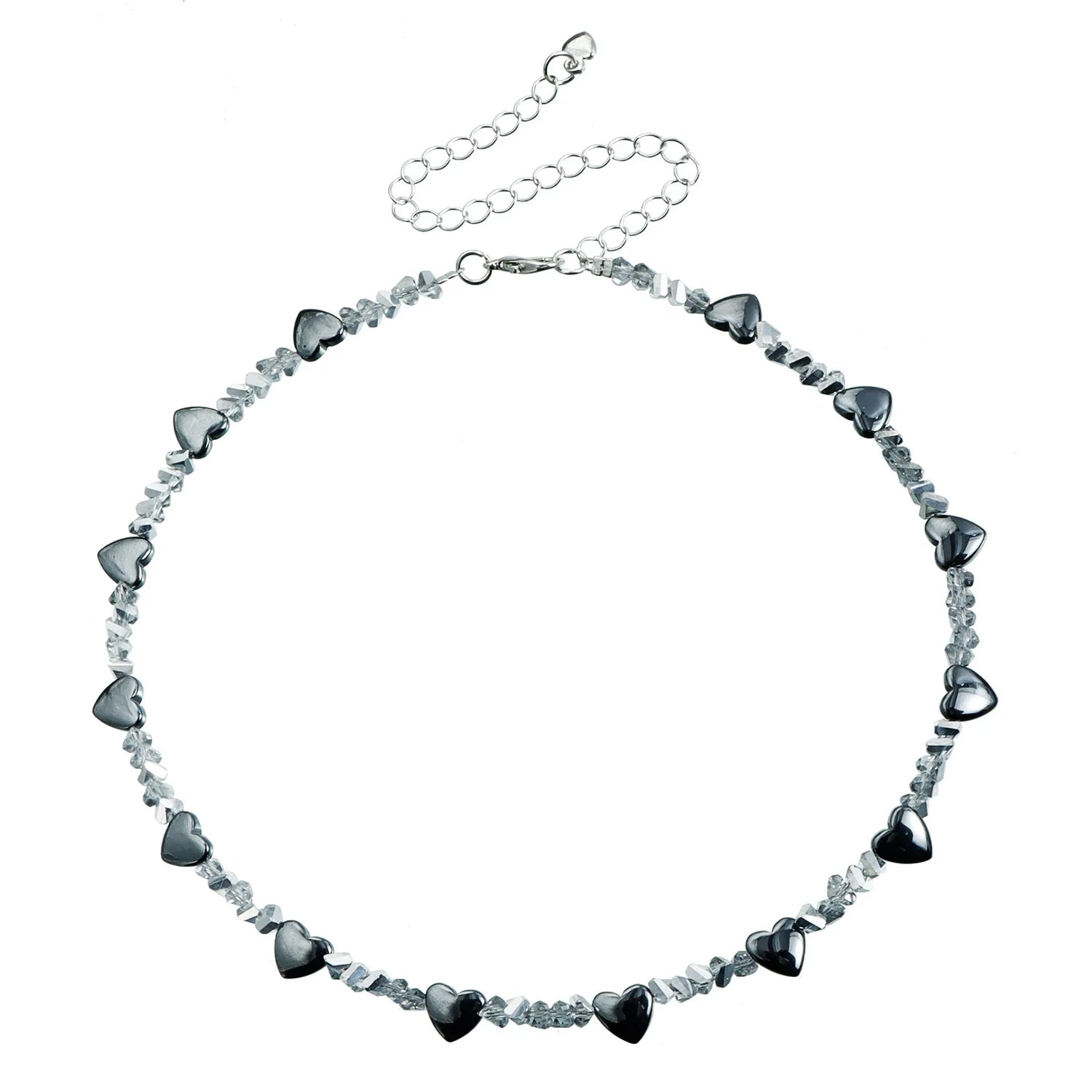 Fashion Simple Heart OOTD Stylish Trendy Necklaces for Girls Sweet Cute Elegant Jewelry for Women Ladies Teenager Accessories