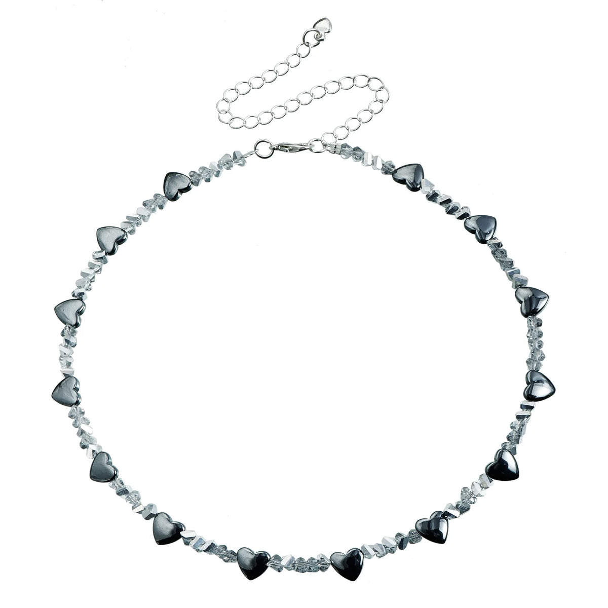 Fashion Simple Heart OOTD Stylish Trendy Necklaces for Girls Sweet Cute Elegant Jewelry for Women Ladies Teenager Accessories