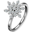 Silver / The opening is adjustable.