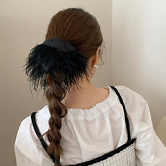 Luxurious Magic Crown Solid Color Chic Exaggerated Scrunchies Girls Fashion Elegant Handmade Lightweight High Hair Ties Hair