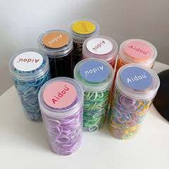 Fashionable Durable High Elastic Sweet Scrunchies Minimalistic Trendy Hair Ties for Baby Girls Kids Children Hair Accessories