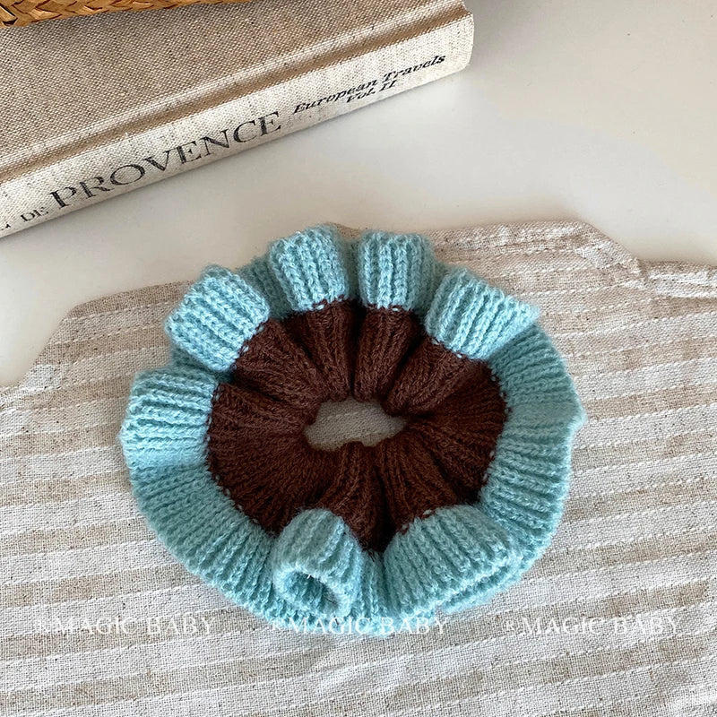 Fashion Cute Sweet Simple Scrunchies for Baby Girls Kawaii Minimalistic Hair Ties for Kids Children Hair Accessories in Stock