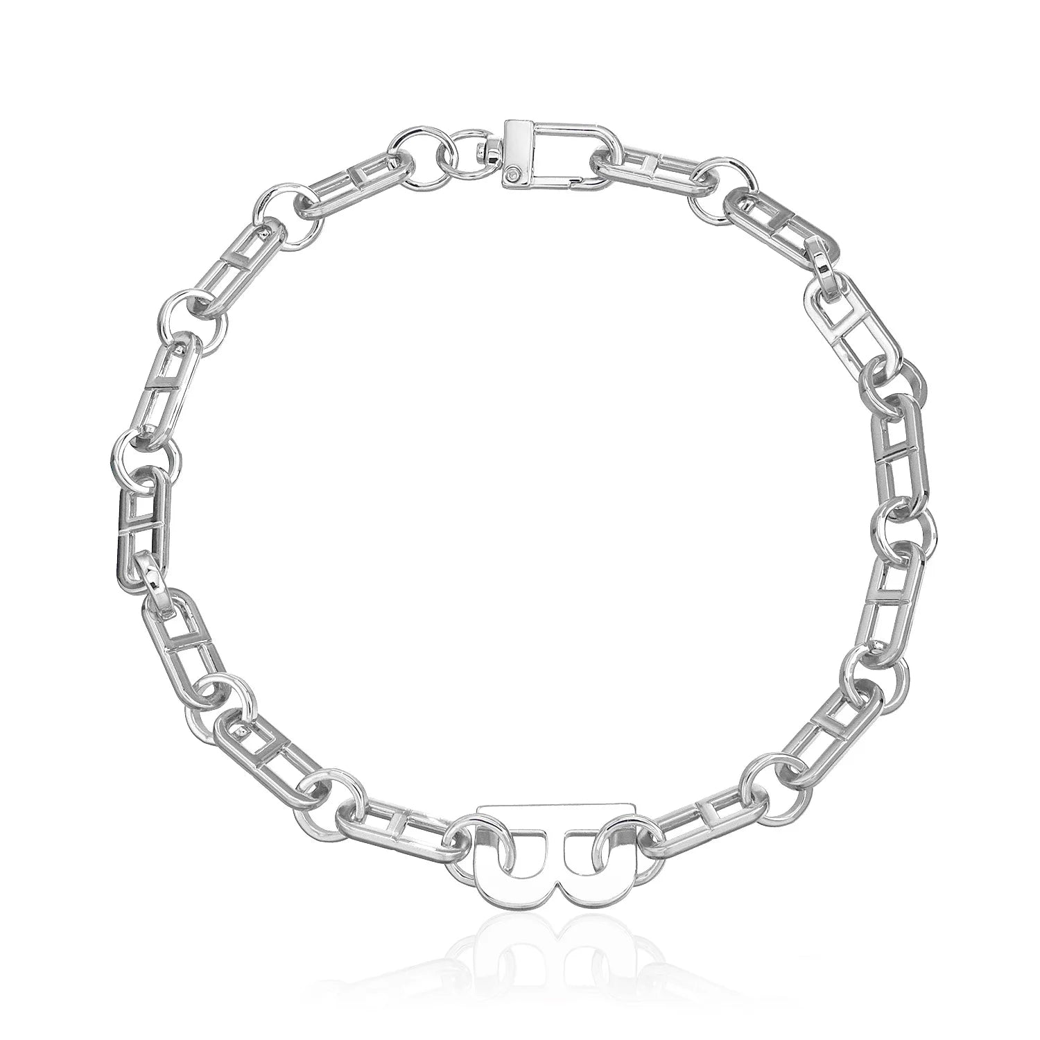 Fashion Simple Punk Minimalistic Letter Necklaces for Girls Cool Spicy Glamorous Charms Jewelry for Women Ladies Accessories