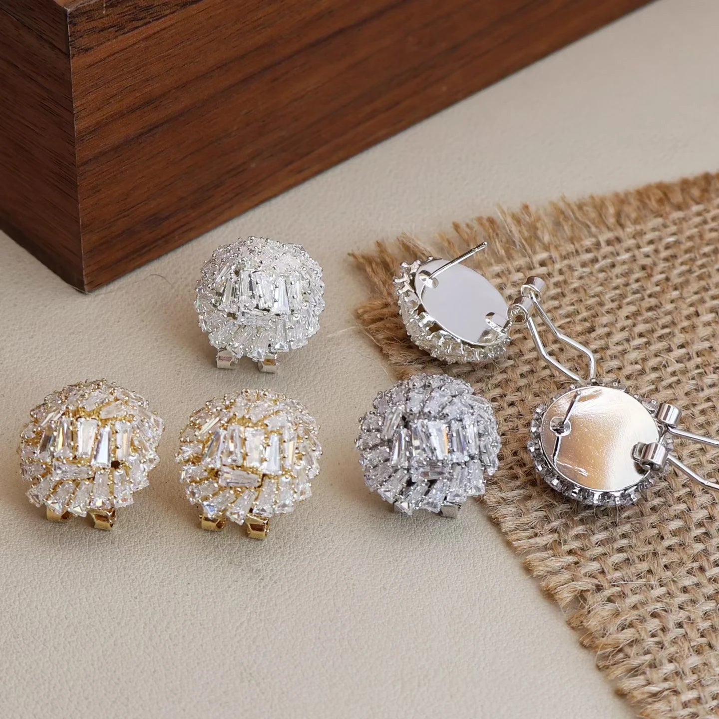 Female Star Gourd Shape Creative Design Small Stud Earring Trendy Fashion Simple High Quality Bulk Jewelry Accessories for Daily