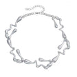 necklace steel color