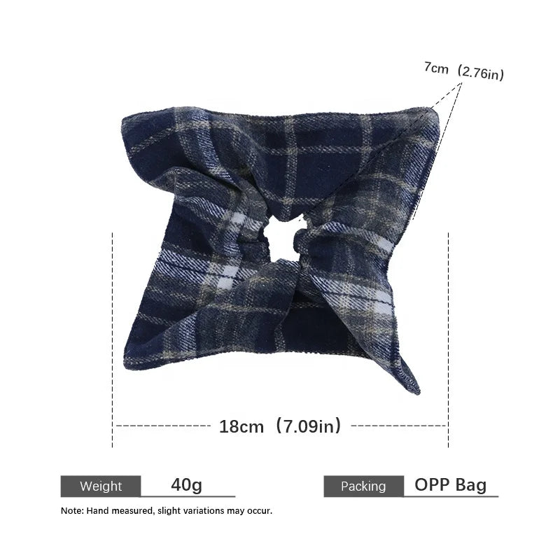 Women Hot Sale New Design High Elastic Hair Tie Fashion Elegant Customized Bulk in Stock Thick Thin Hair Scrunchy Accessory