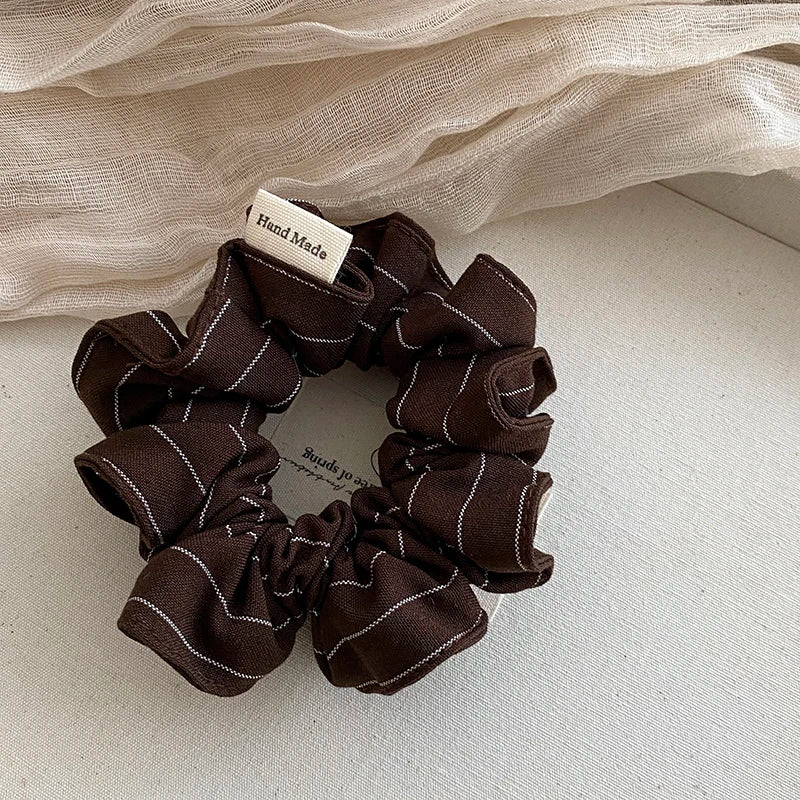 Fashion Simple Solid Color Scrunchies for Girls Elegant Graceful Hair Ties for Women Ladies Hair Accessories Chinese Supplier
