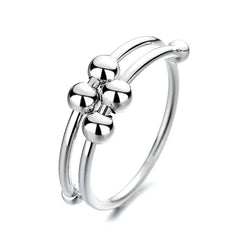 Stress-relieving Rings for Men and Women Creativity InstaStyle Geometric Beaded Jewelry Accessories Wholesale Europe America
