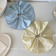 Solid Color Large High Elastic Ponytail Holder Scrunchies Elegant Fashion Bulk in Stock Hair Ties Accessories for Female Women