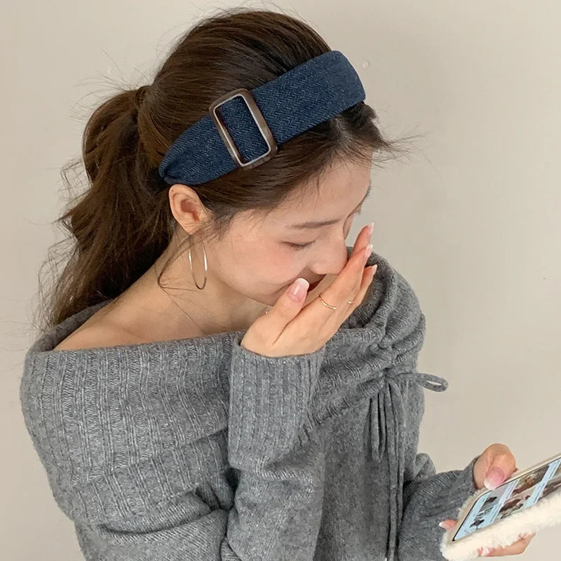 Trendy Elegant Sweet Wide Head Band for Girls Graceful French Style Hair Band for Women Ladies Hair Accessories in Stock Chic
