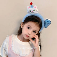 Fashion Cute Animals Cartoon Cat Puppy Head Band for Baby Girls Elegant Kawaii Fish Hair Band for Kids Child Hair Accessories
