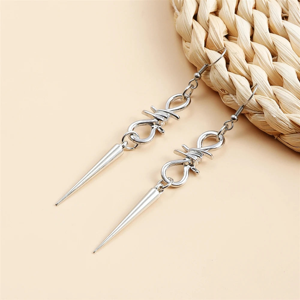 Fashion SImple Minimalistic Elegant Drop Earrings for Girls Glamorous Charms Jewelry for Women Ladies Accessories Wholesale