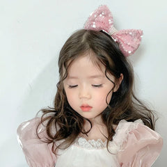 Classic Solid Color Glitter Lustrous Hair Clips for Baby Girls Sweet Cute Bowknot Alligator for Kids Children Hair Accessories