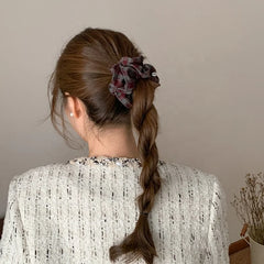 Fashion Simple Minimalistic PU Scrunchies for Girls Sweet Elegant Hair Ties for Women Ladies Hair Accessories Chinese Supplier