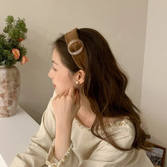 Women 2025 Hot Sale Lightweight Wide Headbands Fashion Elegant Vintage Bulk Order in Stock Hairband Accessories for Female Daily