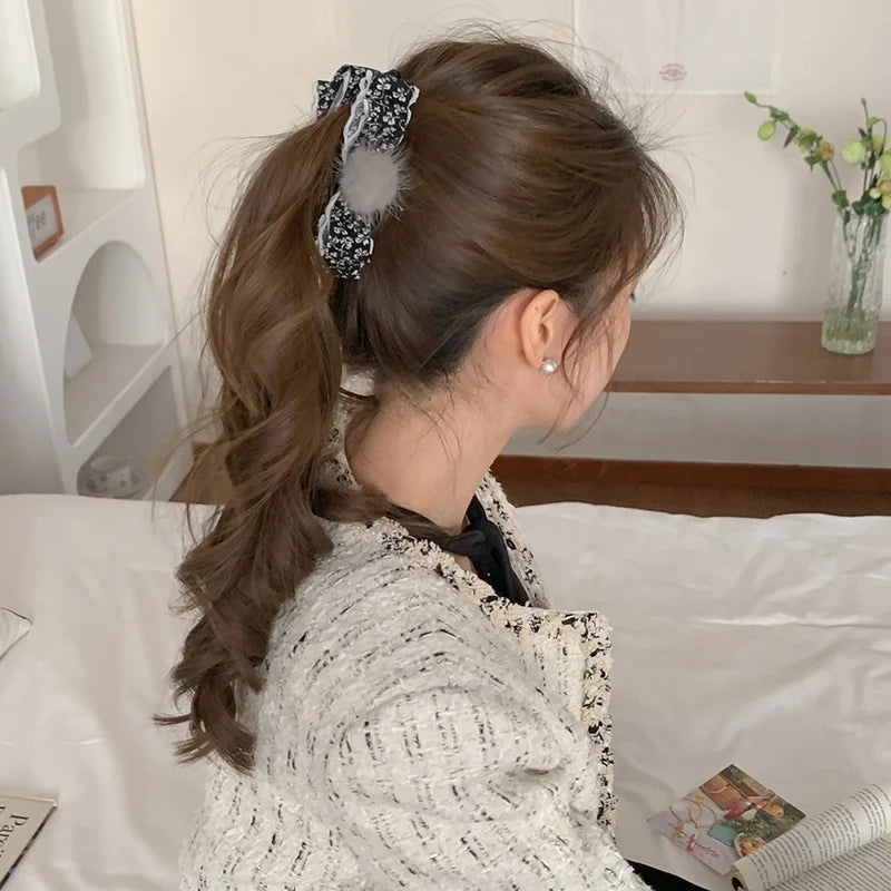 Fashion Dress Flower Hair Clips for Girls Elegant Trendy Banana Clips for Women Ladies Hair Accessories Chinese Manufacturer