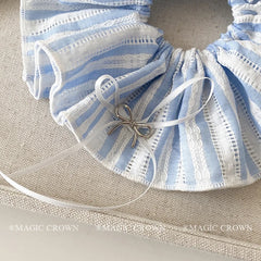 Fashion Adjustable Girls Scrunchies Fabric High Elastic Minimalist Bow Creative Design Hair Ties for Women Office Hair Accessory