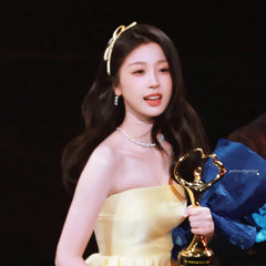 2025 Brand New Solid Color Yellow Bowknot Hair Clip for Girls Sweet Fashion Trendy Elegant Haarspange for Women Hair Accessories