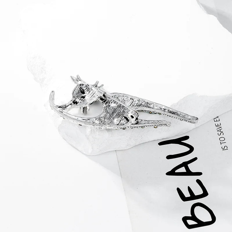 Fashion Cats Animals Rhinestone Sweet Brooches for Girls Trendy Glitter Sparking Pins Jewelry for Women Ladies Accessories