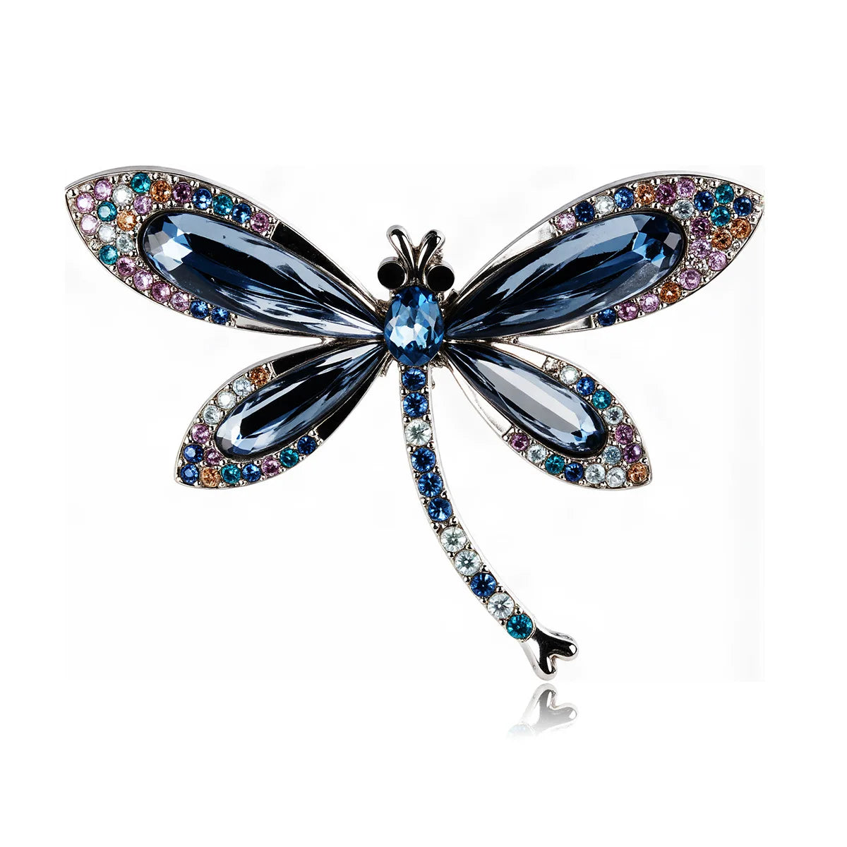 Fashion Sweet Cute Animals Dragonfly Brooches for Girls Stylish Glamorous Pins Jewelry for Women Ladies Accessories Wholesale